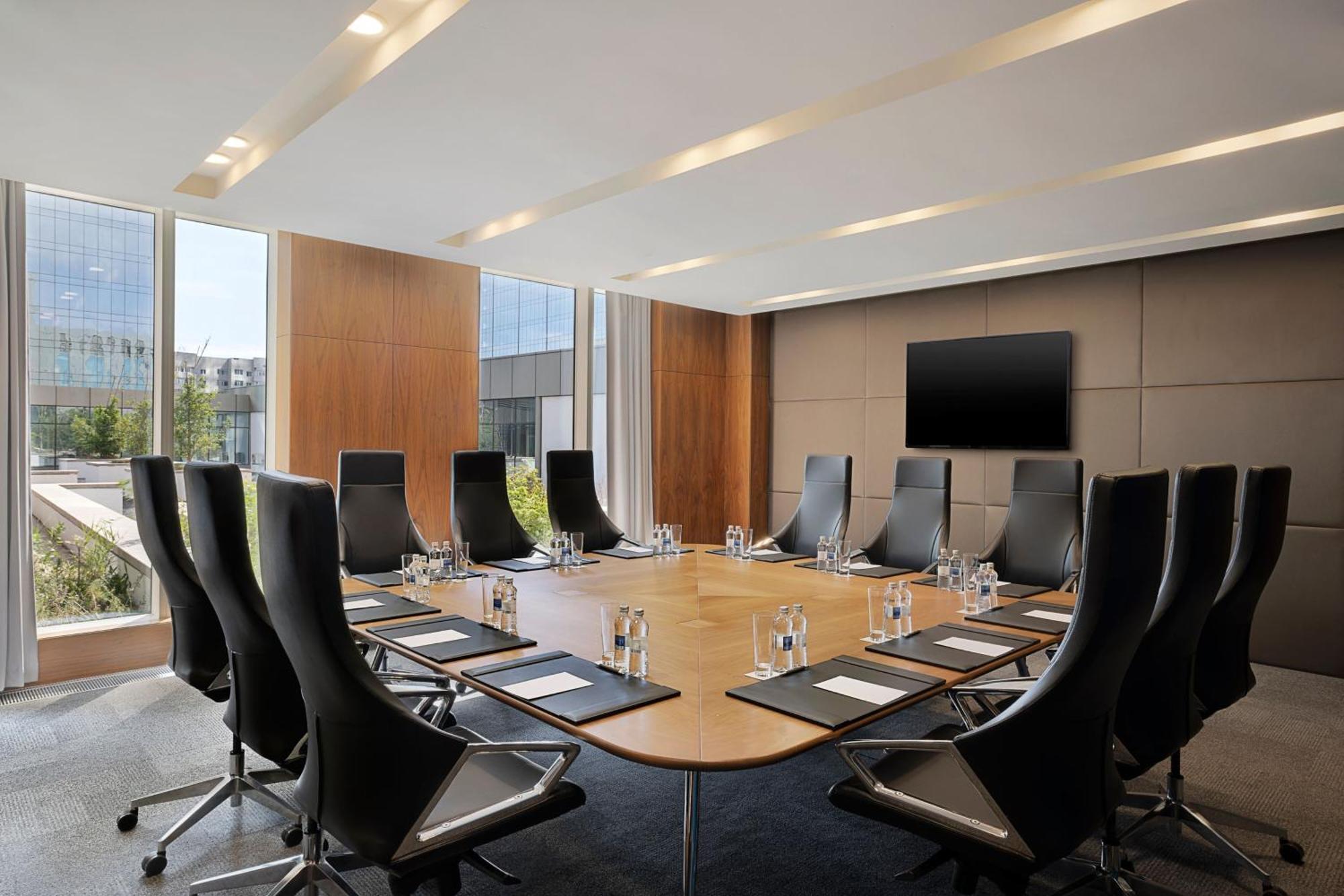 Sheraton Astana Hotel Exterior photo Boardroom at the Westin Hyderabad