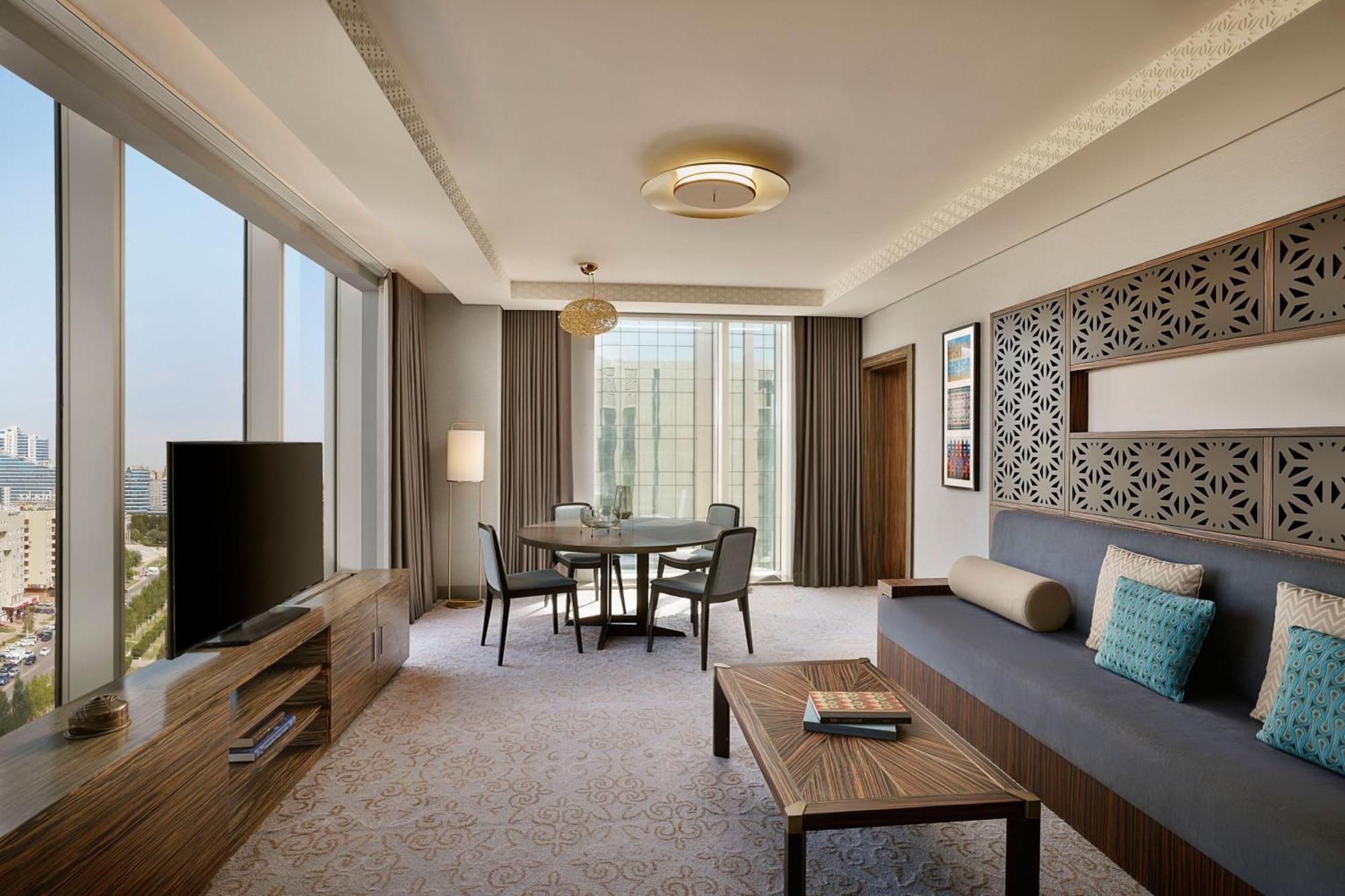 Sheraton Astana Hotel Exterior photo A suite at the hotel